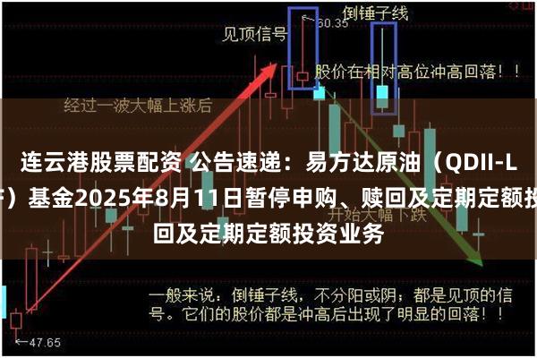 连云港股票配资 公告速递：易方达原油（QDII-LOF-FOF）基金2025年8月11日暂停申购、赎回及定期定额投资业务